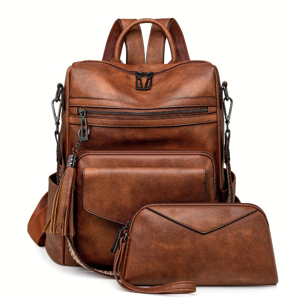 Backpack for Women – 9 Colors, Convertible, Large Capacity, for Travel & Work – detail view 21