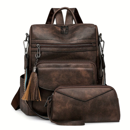 Backpack for Women – 9 Colors, Convertible, Large Capacity, for Travel & Work – detail view 13