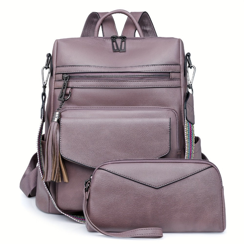 Backpack for Women – 9 Colors, Convertible, Large Capacity, for Travel & Work – detail view 17