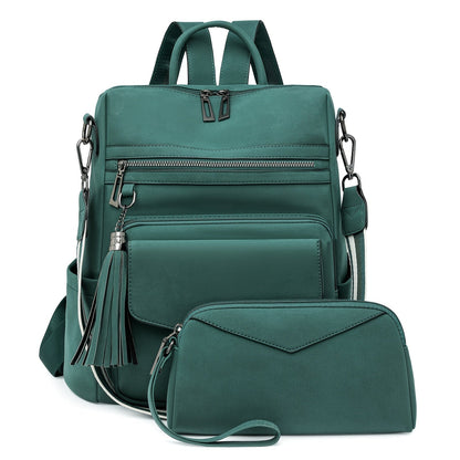 Backpack for Women – 9 Colors, Convertible, Large Capacity, for Travel & Work – detail view 4
