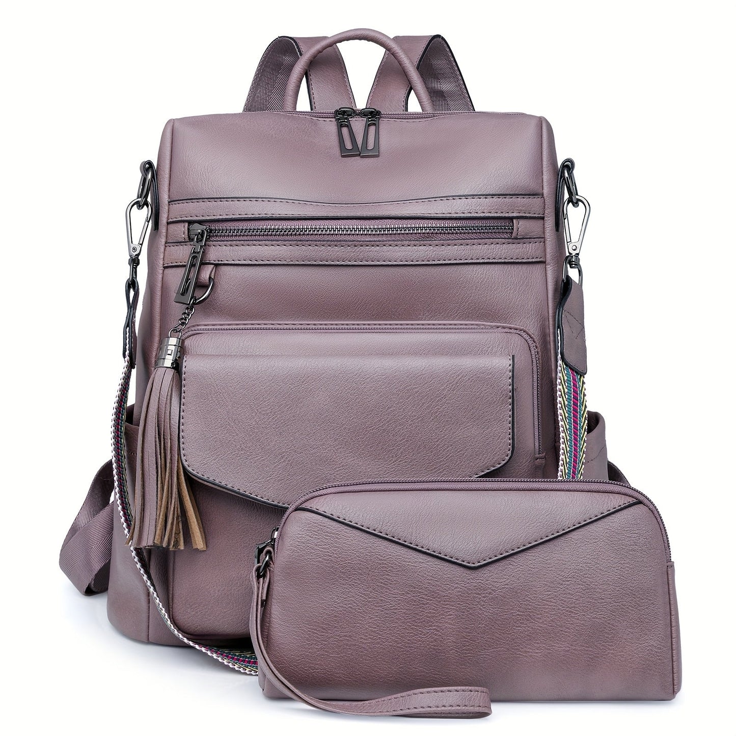 Backpack for Women – 9 Colors, Convertible, Large Capacity, for Travel & Work – detail view 6