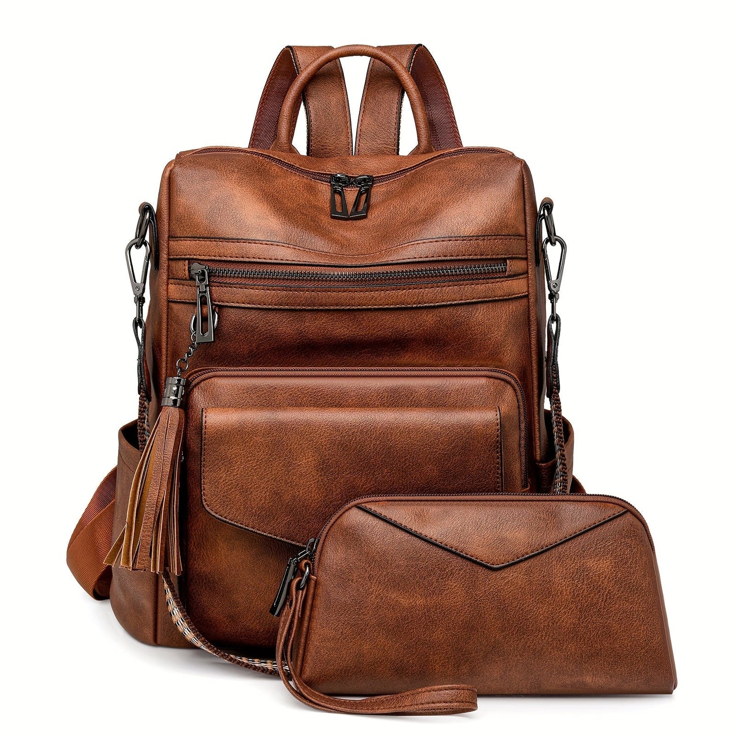 Backpack for Women – 9 Colors, Convertible, Large Capacity, for Travel & Work – detail view 5