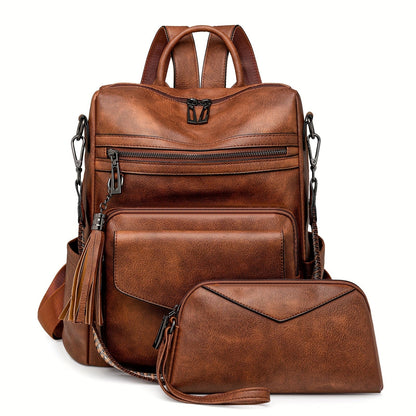 Backpack for Women – 9 Colors, Convertible, Large Capacity, for Travel & Work – detail view 5
