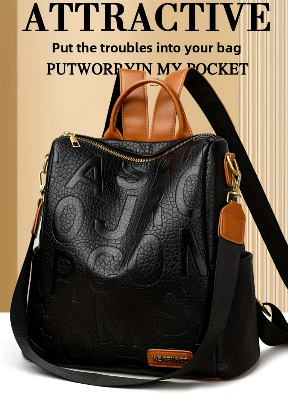 Backpack for Women – Lightweight, for Travel & Work – detail view 13