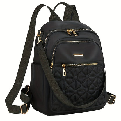 Backpack for Women – Nylon, Lightweight, for Travel & Work – front view - product view 14
