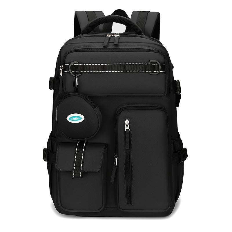 Backpack for Women – Nylon, Lightweight, Trolley Sleeve, for Travel & Work – front view - product view 19