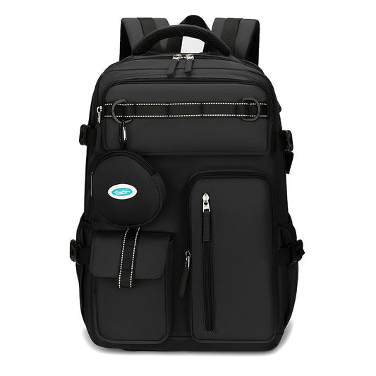 Backpack for Women – Nylon, Lightweight, Trolley Sleeve, for Travel & Work – front view - product view 19
