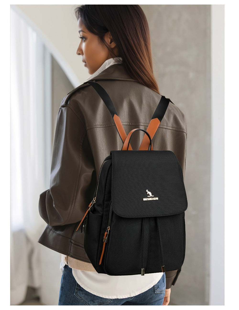 Backpack for Women – Nylon, Polyester, Lightweight, for Travel & Work – detail view 21
