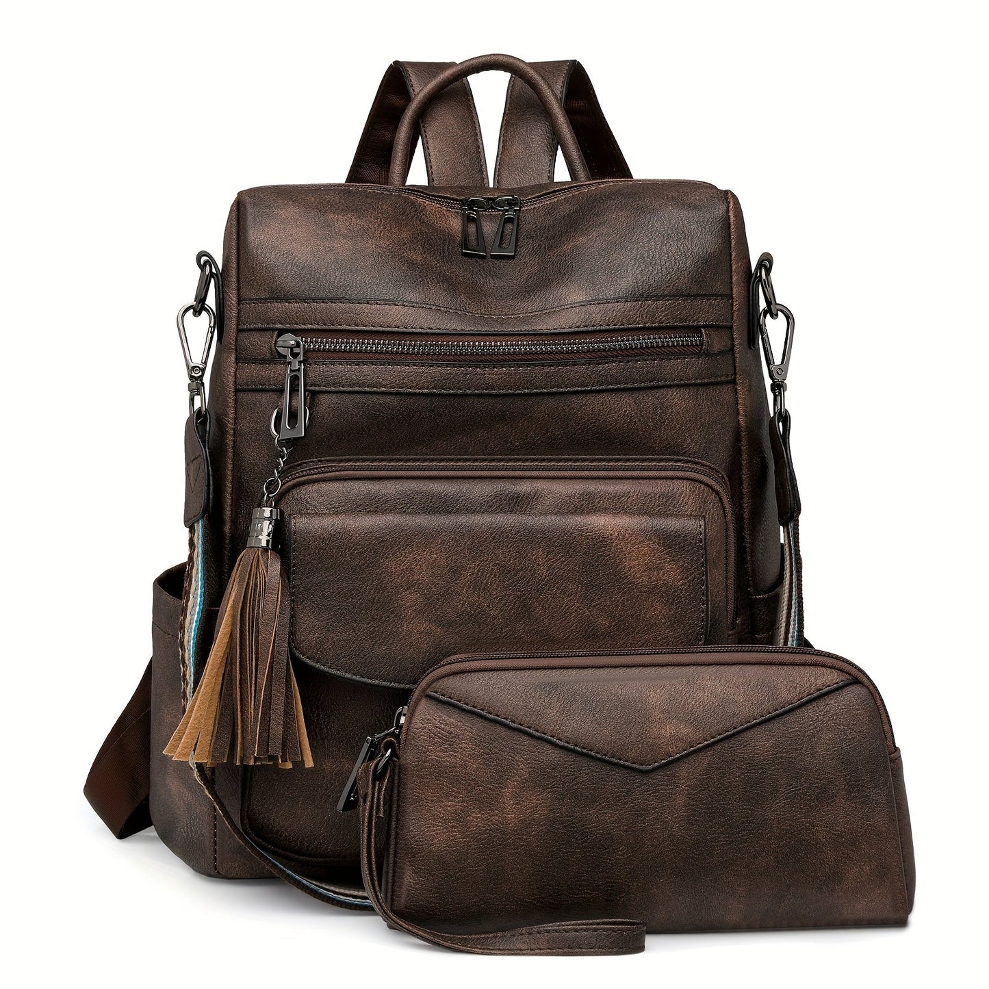 Backpack for Women – Polyester, Large Capacity, Convertible, for Travel – detail view 2