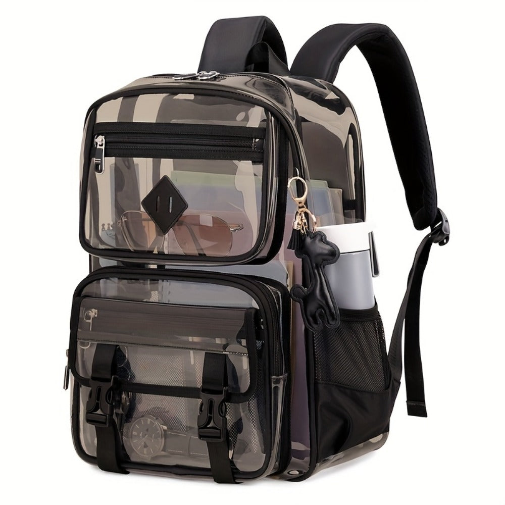 Backpack for Women – PVC, Clear, Transparent, Large Capacity – detail view 5