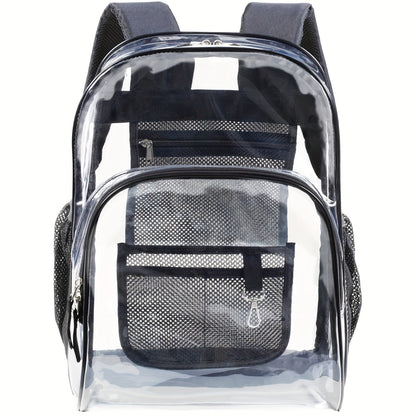 Backpack for Women – PVC, Clear, Transparent, for Travel & Work – detail view 18