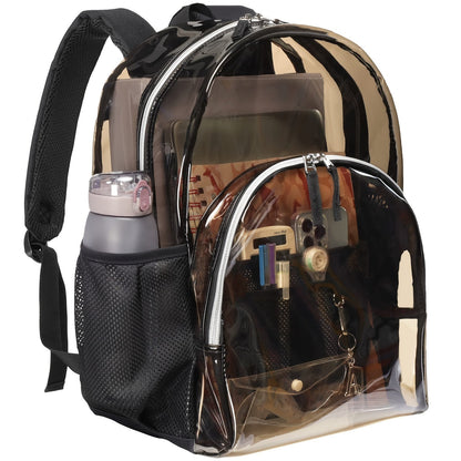 Backpack for Women – PVC, Clear, Transparent, for Travel & Work – detail view 2