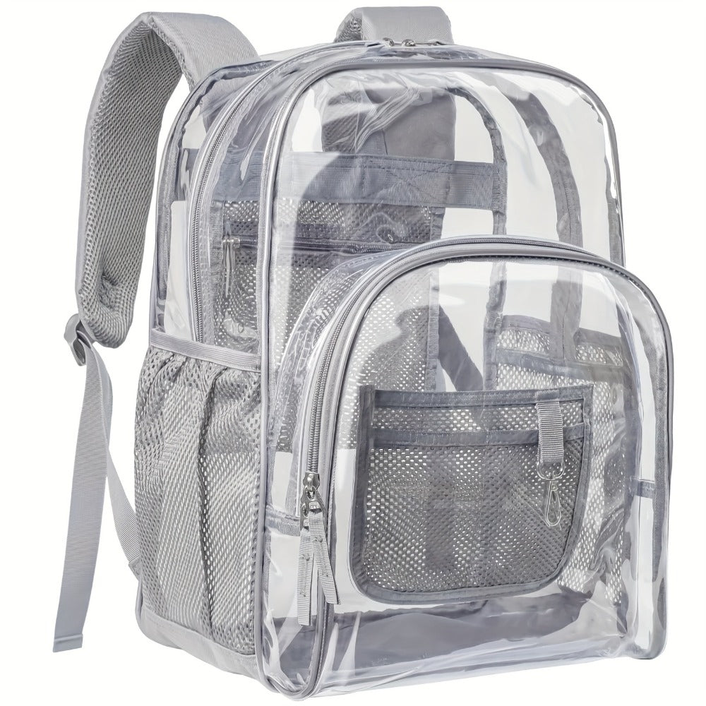 Backpack for Women – PVC, Clear, Transparent, for Travel & Work – detail view 13