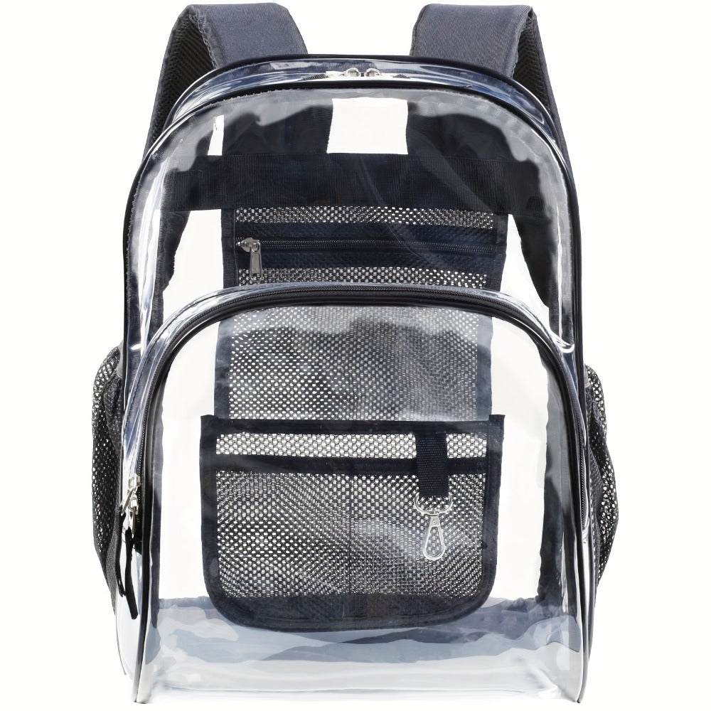 Backpack for Women – PVC, Clear, Transparent, for Travel & Work – detail view 11