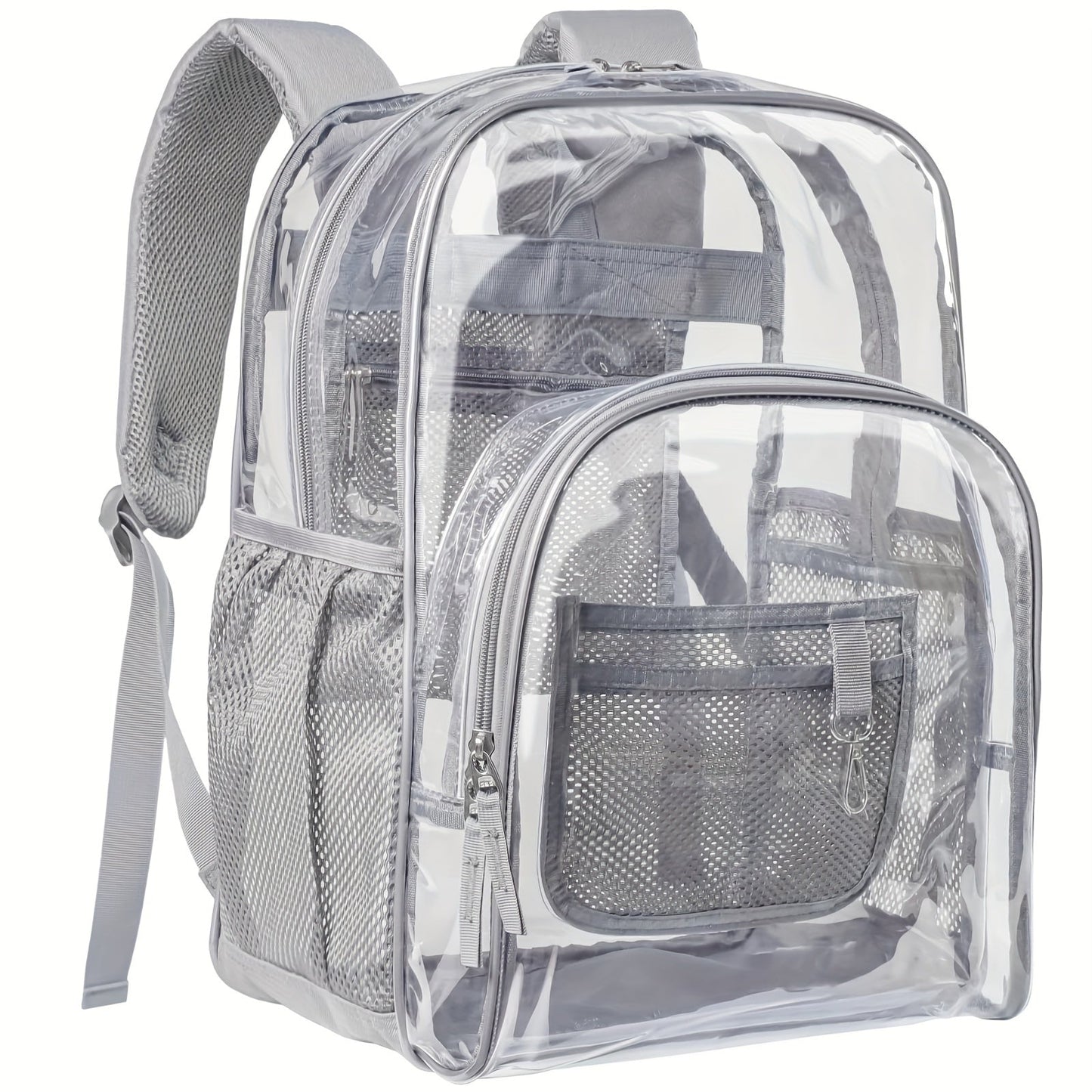 Backpack for Women – PVC, Clear, Transparent, for Travel & Work – detail view 17