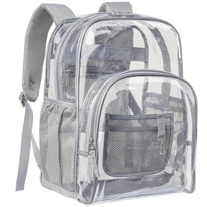 Backpack for Women – PVC, Clear, Transparent, for Travel & Work – detail view 17