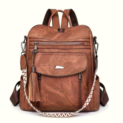 Backpack for Women – Vegan Leather, Convertible – detail view 14