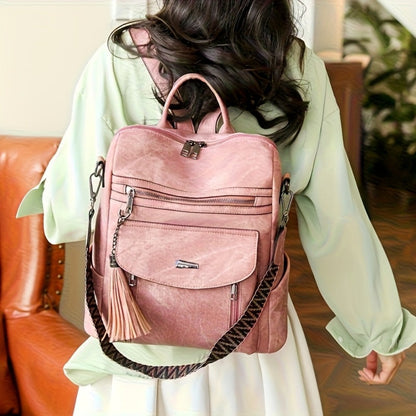 Backpack for Women – Vegan Leather, Convertible – detail view 11