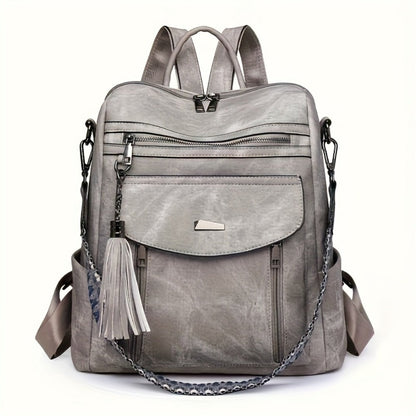 Backpack for Women – Vegan Leather, Convertible – detail view 12