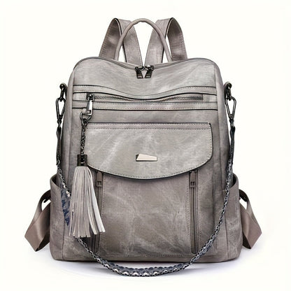 Backpack for Women – Vegan Leather, Convertible – alternate view