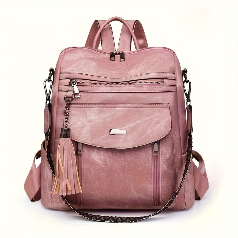 Backpack for Women – Vegan Leather, Convertible – detail view 3