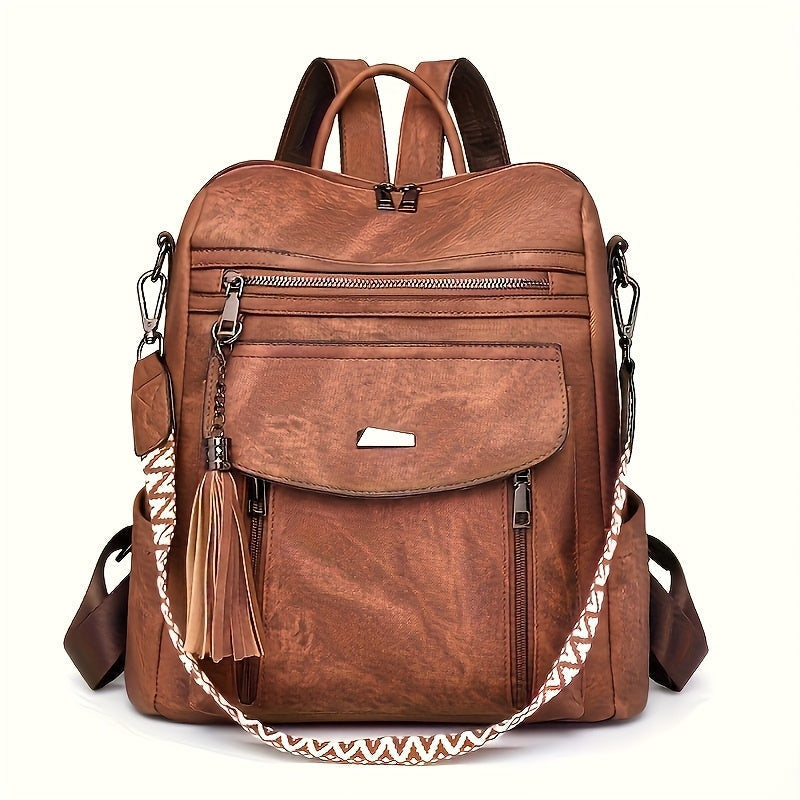 Backpack for Women – Vegan Leather, Convertible – detail view 19