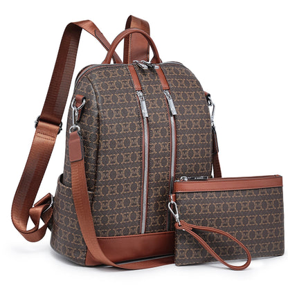 Backpack for Women – Vegan Leather, Anti-Theft, Convertible, Multi-Pocket – detail view 51
