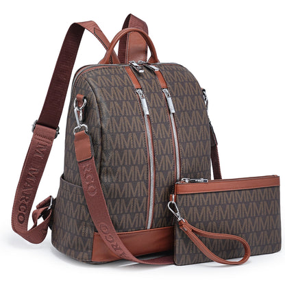 Backpack for Women – Vegan Leather, Anti-Theft, Convertible, Multi-Pocket – detail view 50