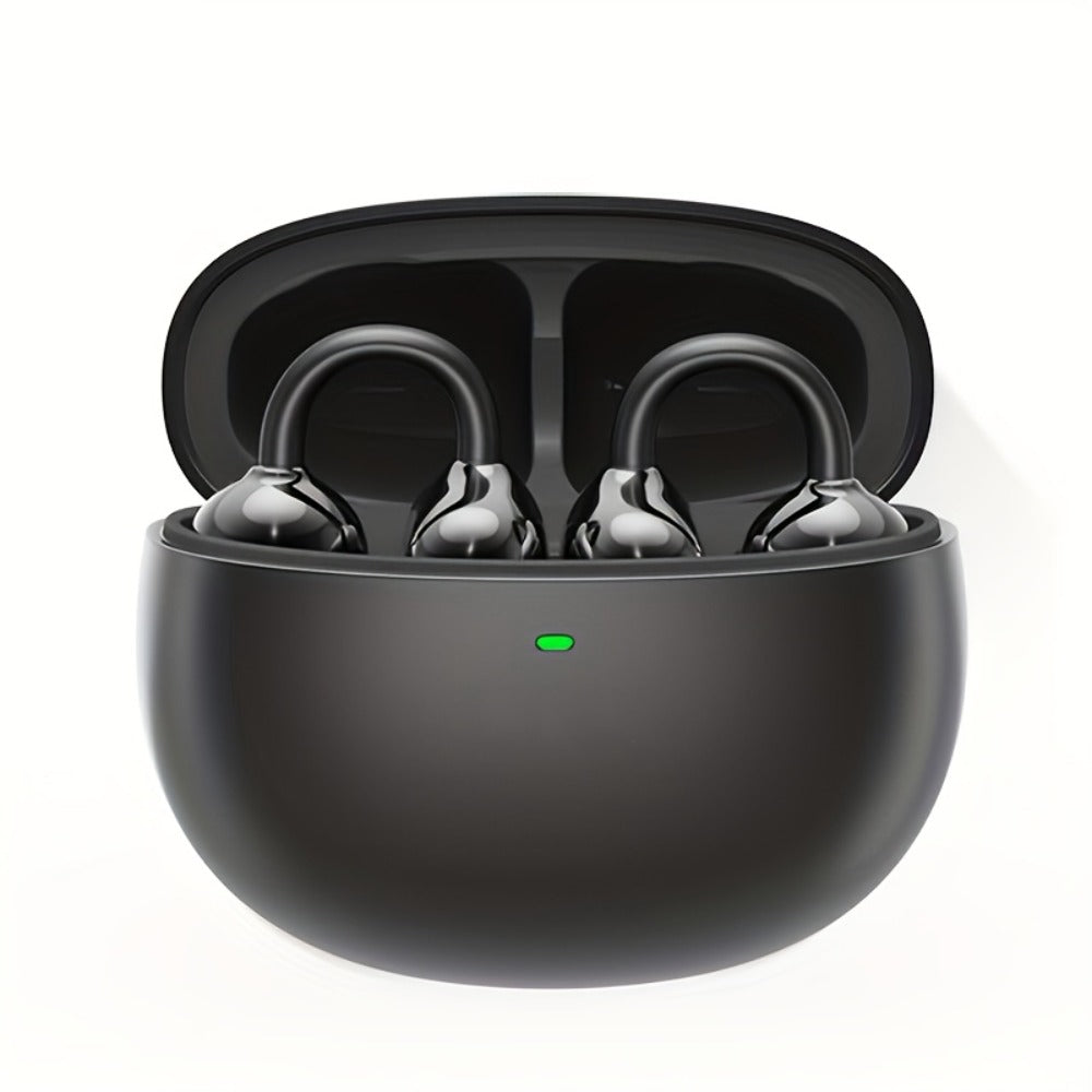 Clip On Wireless Earbuds Open Ear Bluetooth Headphones with Detachable Gemstone Earrings ANC for an Everyday Personal Care Routine