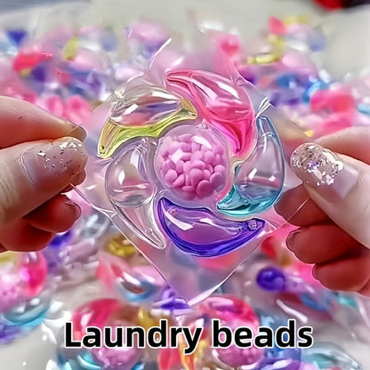 Multicolor Laundry Detergent Gel Pods with Individual Pod Design in 200g, 300g or 600g Packages