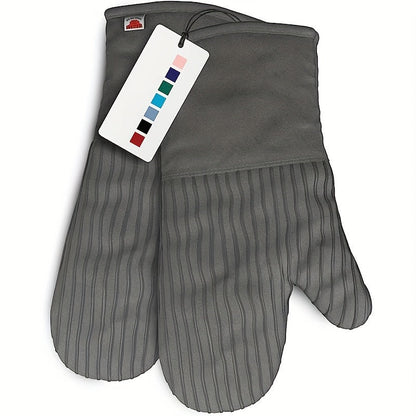 Oven Mitts and Pot Holders Set 6 Piece Heat Resistant Kitchen Gloves Cooking Mitts with Potholder