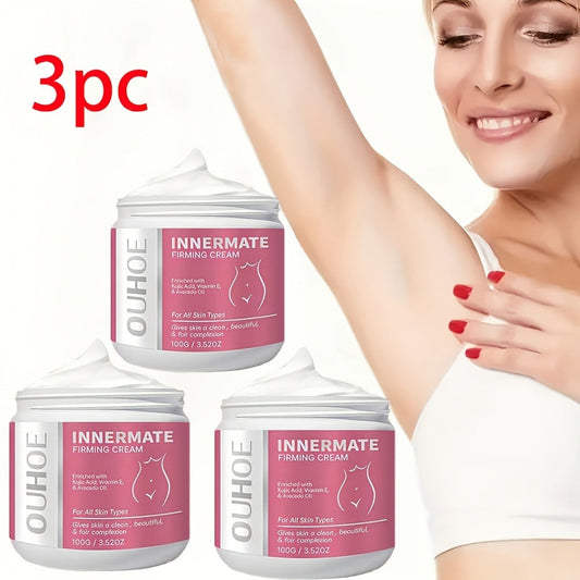 Skin Brightening Cream 3 Pack Dark Spot Corrector Face Body Whitening Lotion – Gentle Moisturizing Formula for Face Neck Underarms Elbows