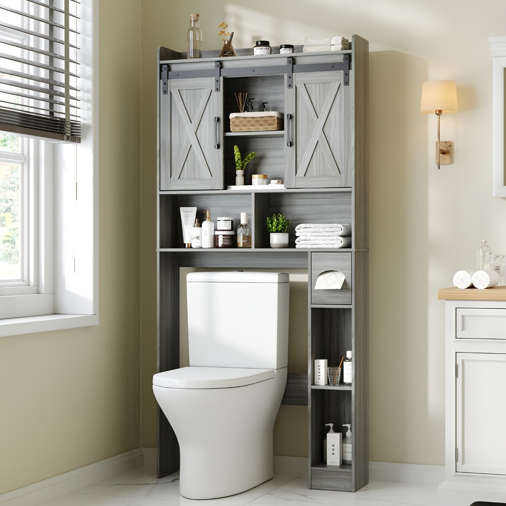 Bathroom Storage Cabinet with Sliding Doors for Organized Everyday Storage detail image - detail view 16