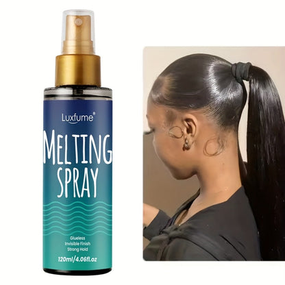 Strong Hold Hair Spray 24H for Women and Men – Flexible Natural Finish Shapes Hair, Secures Wigs and Controls Edges
