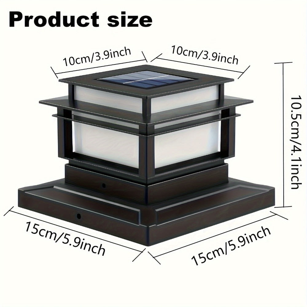 Solar Post Cap Lights for Fence Deck 6 Pack - Outdoor Bright LED for Garden Porch Patio Stair for an Everyday Personal Care Routine