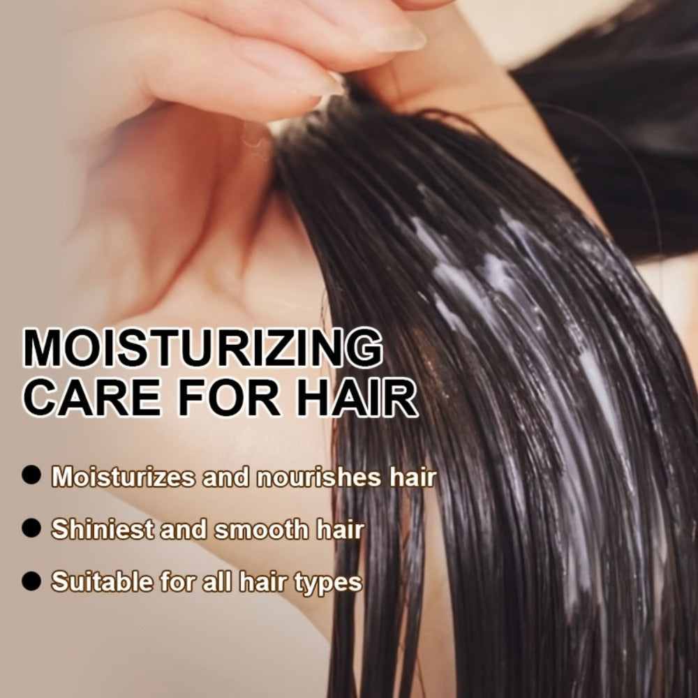 Deep Castor Oil Hair Conditioner 100ml Thickening Scalp Treatment for Bath Time, Home Spa and Personal Care