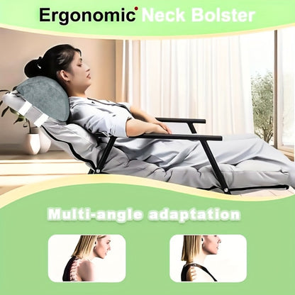 Memory Foam Lumbar Support Pillow Slow Rebound Half-Roll Multifunctional Leg Neck Back for Entryways, Bedrooms and Living Spaces