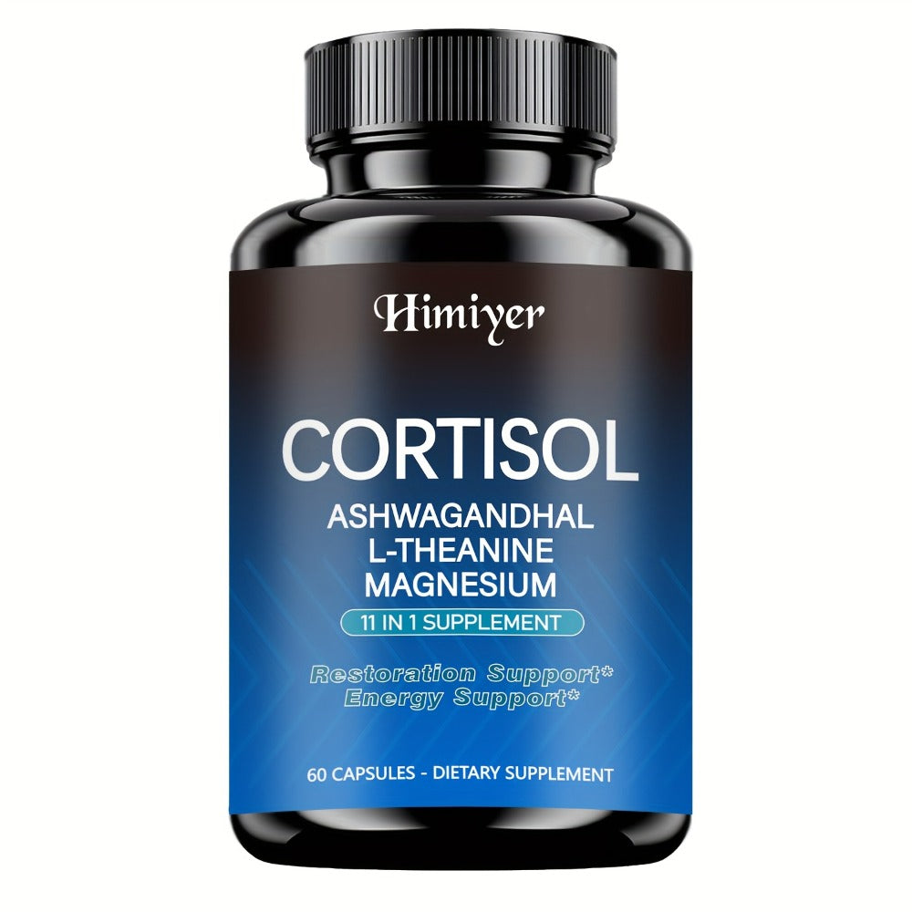 Ashwagandha & Rhodiola Rosea Capsules for Cortisol Control, Energy & Restful Sleep for Bath Time, Home Spa and Personal Care