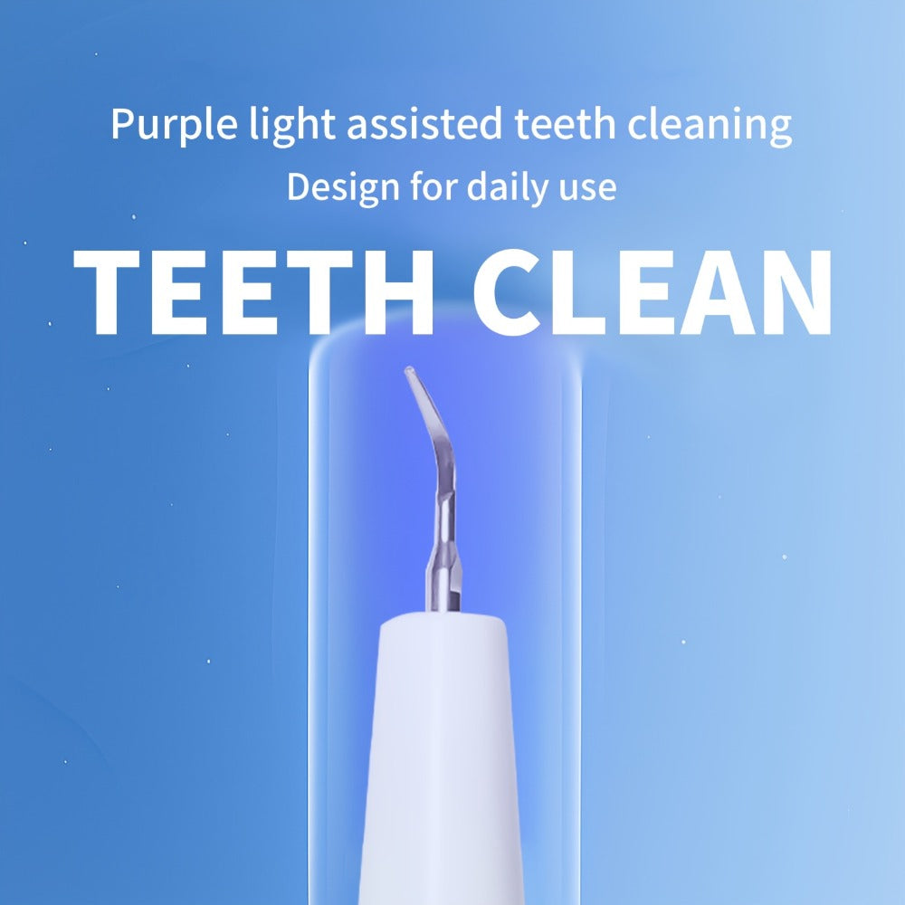 Interdental Cleaner Rechargeable USB Oral Irrigator, 5-Speed Settings, LED Light, Portable Water Flosser for Plaque Removal