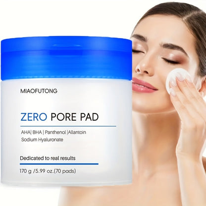 Exfoliating Face Cleansing Pads Pore Minimizing Blackhead Whitehead Remover Deep Cleansing for Bath Time, Home Spa and Personal Care