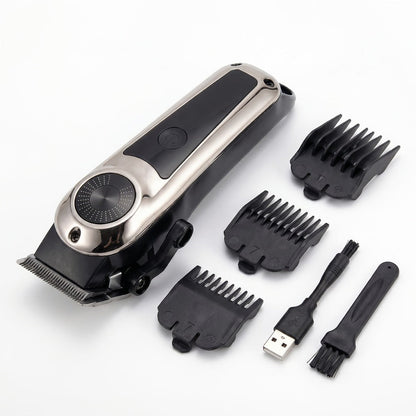 Hair Clipper Whistpot Single or Three-Piece Grooming Kit with USB Charging, Displays and Four Source Options