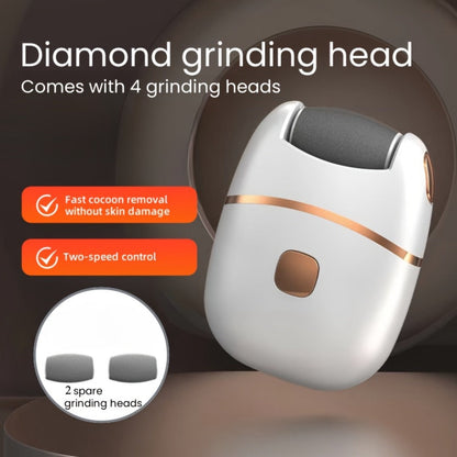 Electric Foot Scrubber Callus Remover 4 Polishing Heads Rechargeable – Automatic Dead Skin Remover Pedicure Tool for Smooth Soft Feet Heel