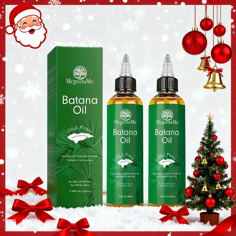 Batana Oil Cold Pressed Pure Hair & Scalp Treatment – Deep Moisturizing Conditioner with Jojoba Oil for Dry Damaged Hair, Frizz Control