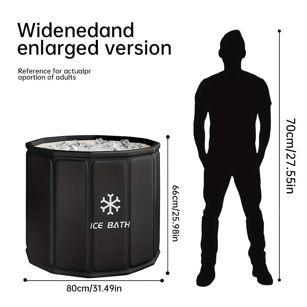 Ice Bath Tub Portable Foldable for Garden, Patio and Yard Use, with the Listed Configuration