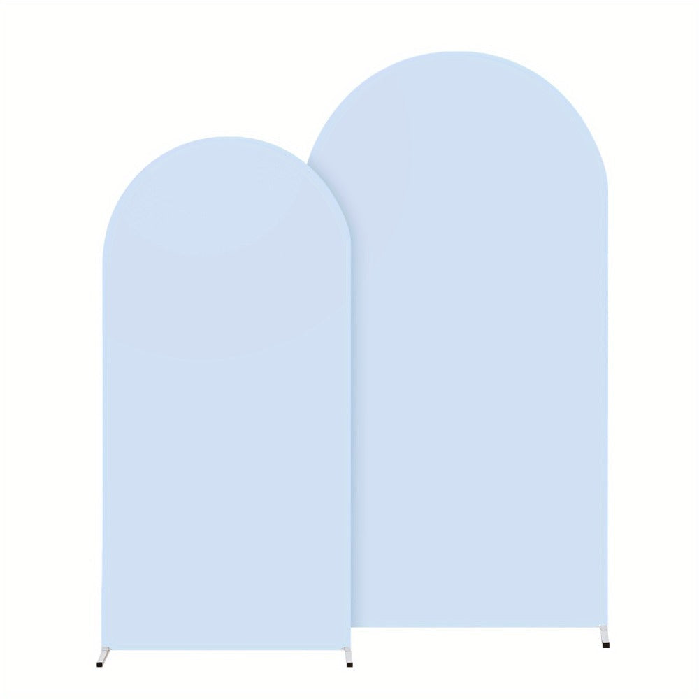 Wedding Arch Cover 2pcs Stretchable Wrinkle-Free Polyester Tight-Fit Arch Banner Covers for an Everyday Personal Care Routine