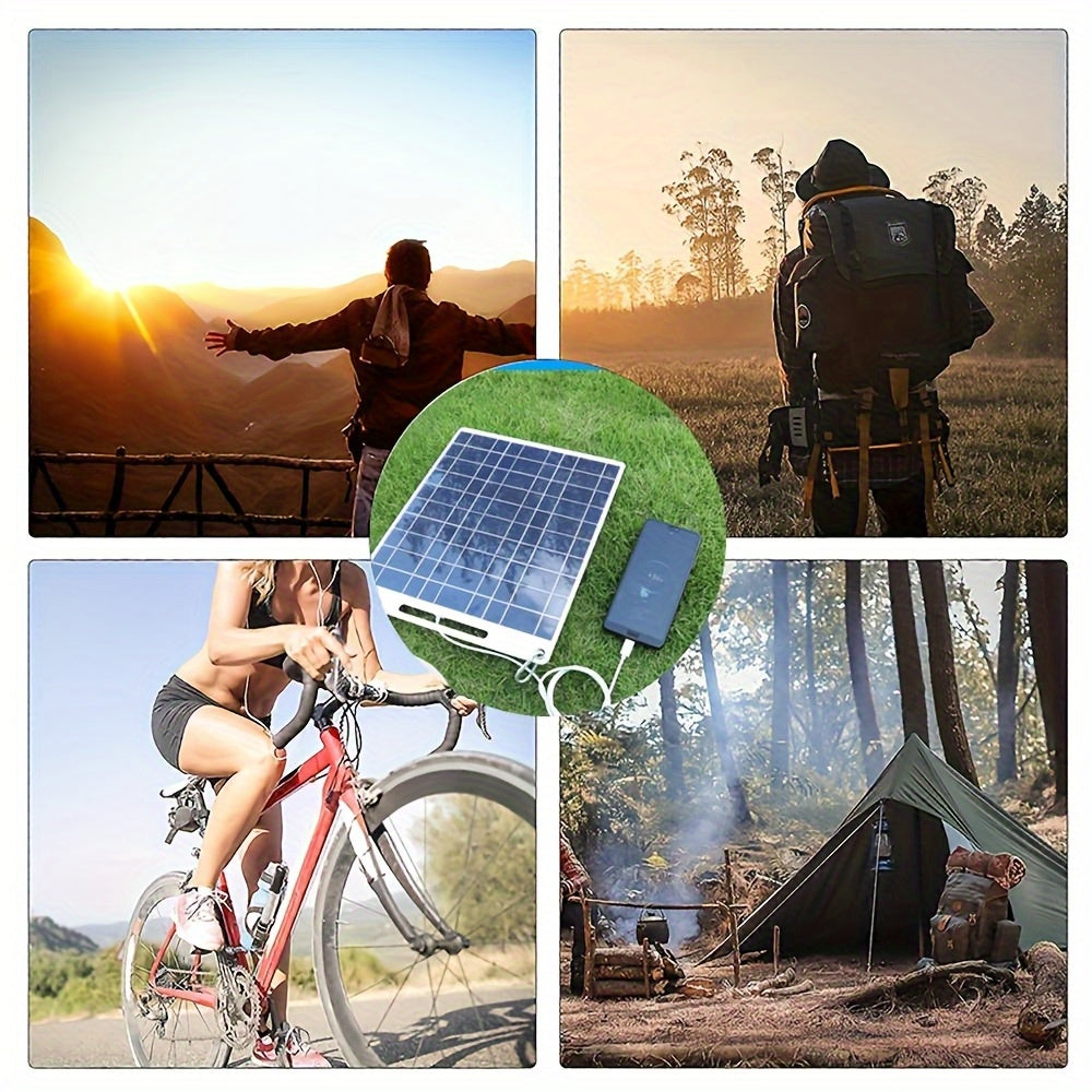 Solar Charging Panel 4W 10W Compact Single-Crystal Monocrystalline Micro USB for Mobile Phone for an Everyday Personal Care Routine