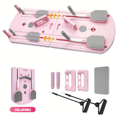 Ab Workout Board 8-in-1 Multifunctional Pilates Board Set – Core Exerciser for Waist & Abdomen Strength Training