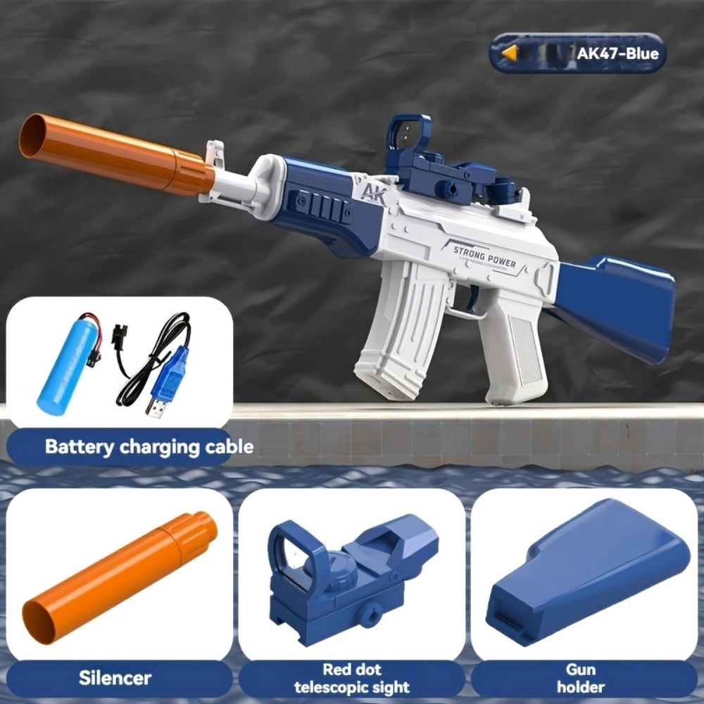High- Electric Water Gun Ultra Long Range Powerful Motorized Squirt Blaster with the Listed Color, Size or Set Options for Everyday Use