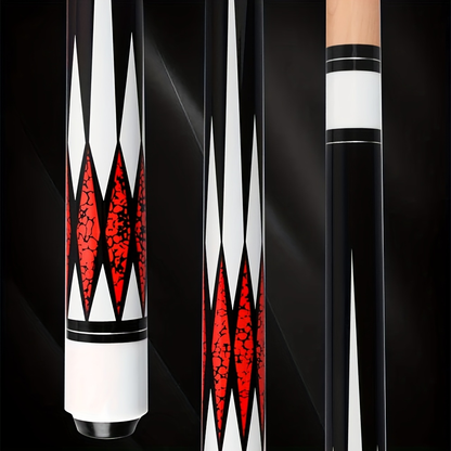 58-Inch Maple Pool Cue with 13mm Tip, Diamond-Style Graphics and Five Colors or Combination Set