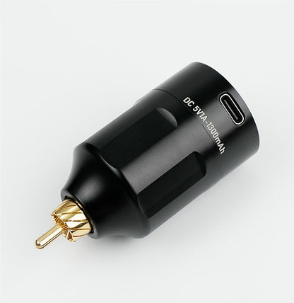 WX-6 Rechargeable Tattoo Power Supply with LED Display and Four RCA or DC Color Configurations